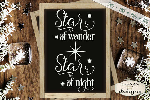 Star of Wonder Star of Night - Christmas - SVG SVG Ewe-N-Me Designs 