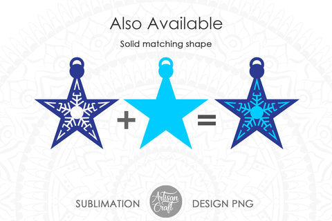 Star ornament SVG with 5 point star SVG Artisan Craft SVG 