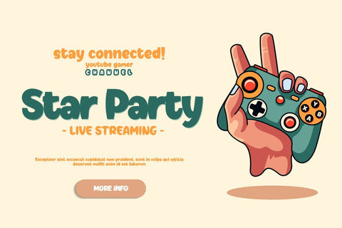 Star Player Font twinletter 