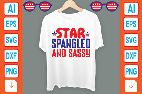 Star Spangled and Sassy SVG Craftlabsvg24 