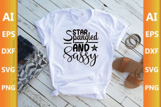Star Spangled and Sassy SVG CraftlabSvg29 