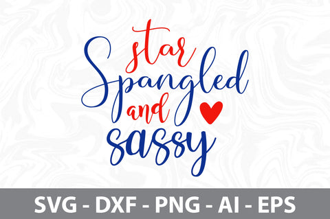 star spangled and sassy svg SVG nirmal108roy 