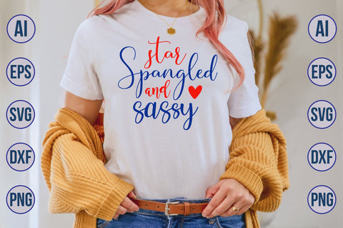 star spangled and sassy svg SVG nirmal108roy 