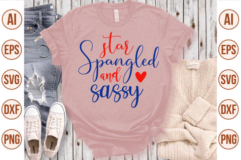 star spangled and sassy svg SVG nirmal108roy 