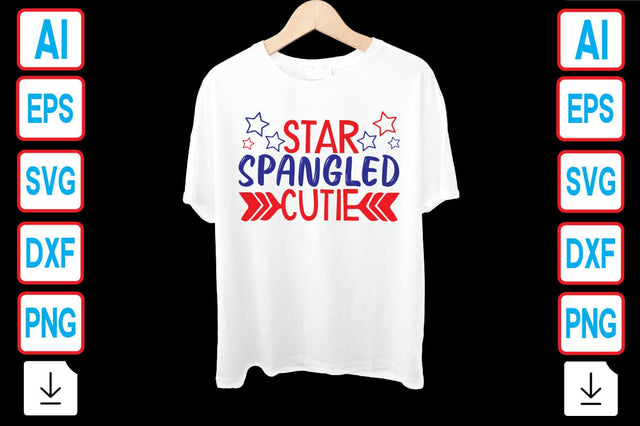 Star Spangled Cutie SVG Craftlabsvg24 