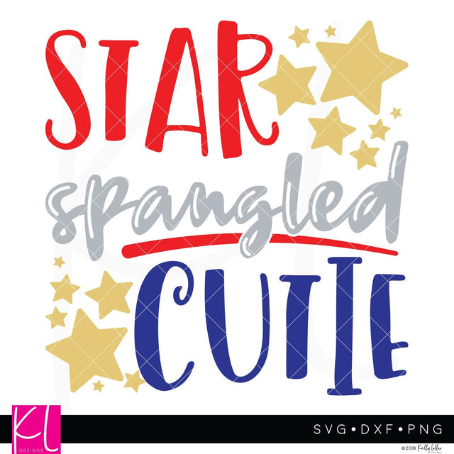Star Spangled Cutie SVG Kelly Lollar Designs 