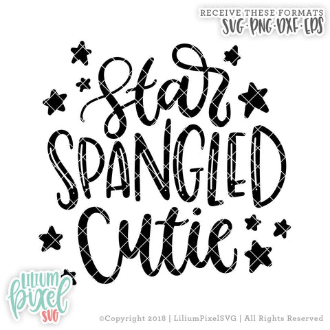 Star Spangled Cutie SVG Lilium Pixel SVG 
