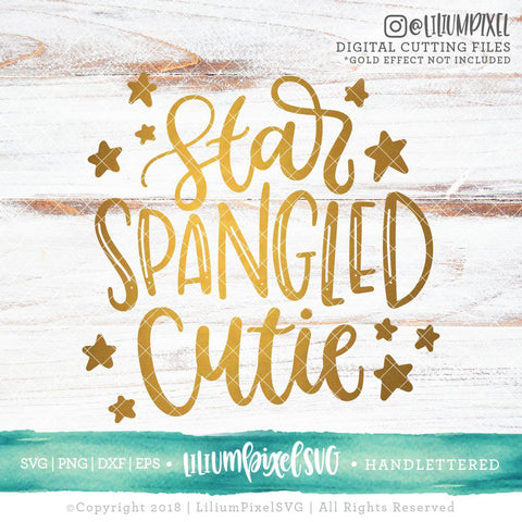 Star Spangled Cutie SVG Lilium Pixel SVG 