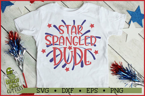 Star Spangled Dude Patriotic / 4th of July SVG Cut File SVG Crunchy Pickle 