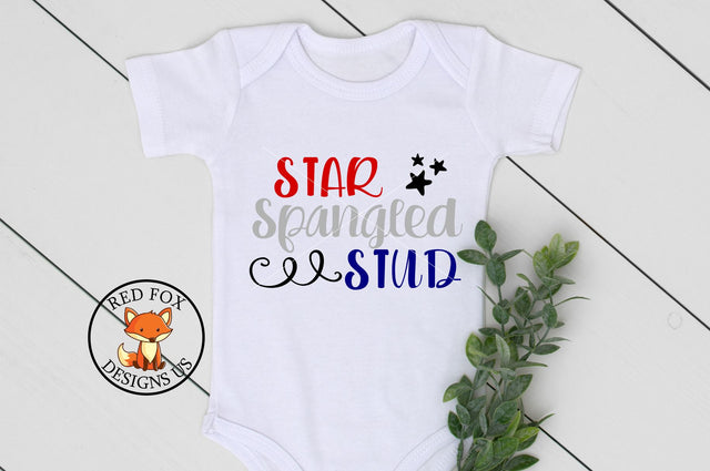 Star Spangled Stud SVG | 4th of July SVG |SVG PNG DXF SVG RedFoxDesignsUS 