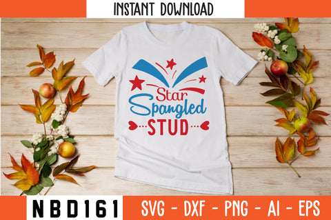Star Spangled Stud Svg Design SVG Nbd161 