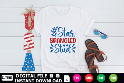 Star Spangled Stud SVG Shahin alam 