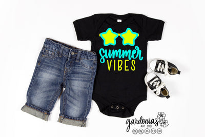 Star Sunglasses Summer Vibes SVG SVG Gardenias Art Shop 