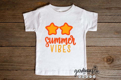 Star Sunglasses Summer Vibes SVG SVG Gardenias Art Shop 