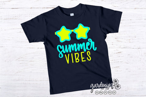 Star Sunglasses Summer Vibes SVG SVG Gardenias Art Shop 