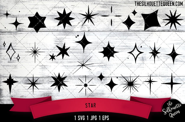 Star SVG File, SVG Bundle File-Cut File-Vector Clip Art for Commercial & Personal Use-Download-Cricut,Cameo,Explore,SCAL,Silhouette SVG Loveleen Kaur 