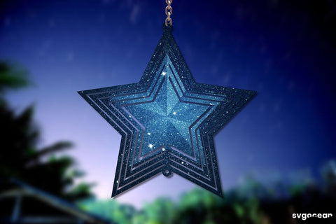 Star Wind Spinner Canva Mockup | Editable | Easy to use Mock Up Photo SvgOcean 