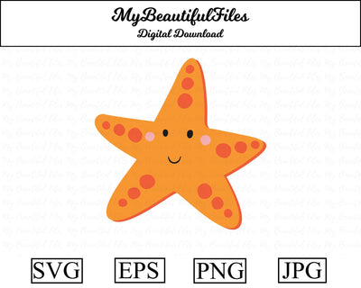 starfish - animal SVG MyBeautifulFiles 