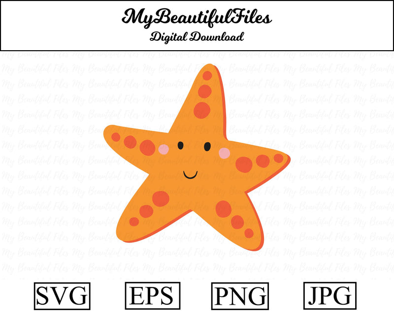starfish - animal SVG MyBeautifulFiles 