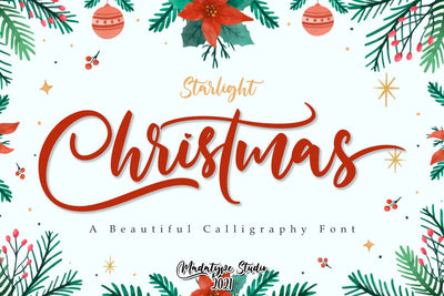Starlight of Christmas Font Madatype Studio 