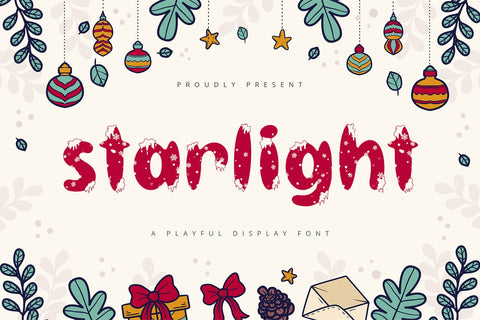 Starlight - Playful Display Font Font Alpaprana Studio 