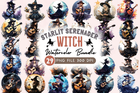 Starlit Serenader Witch Sublimation Bundle Sublimation Regulrcrative 