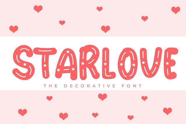 Starlove Font LetterdayStudio 