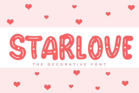 Starlove Font LetterdayStudio 