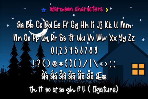 Starmoon Font Supersemar Letter 