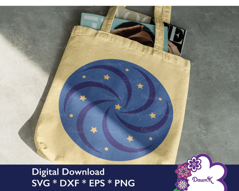 Starry Night Sky Mandala SVG SVG DawnKDesigns 