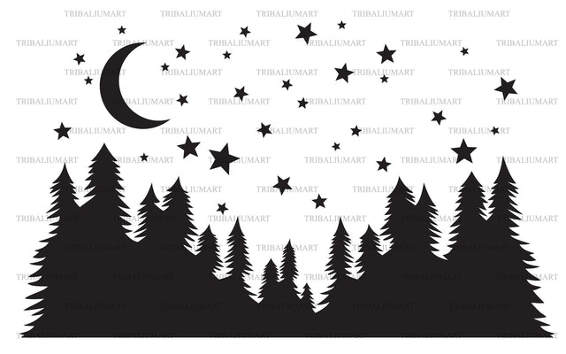 Starry night SVG TribaliumArtSF 