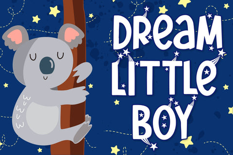 Starry Nights Font Dm Letter Studio 