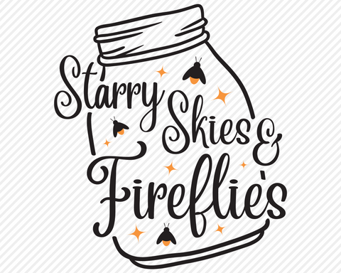 Starry Skies & Fireflies | Outdoor SVG SVG Texas Southern Cuts 