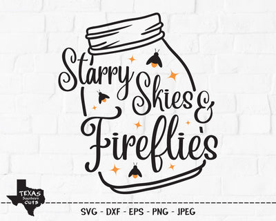 Starry Skies & Fireflies | Outdoor SVG SVG Texas Southern Cuts 