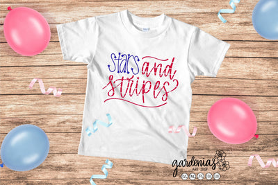 Stars and Stripes Flag SVG Gardenias Art Shop 