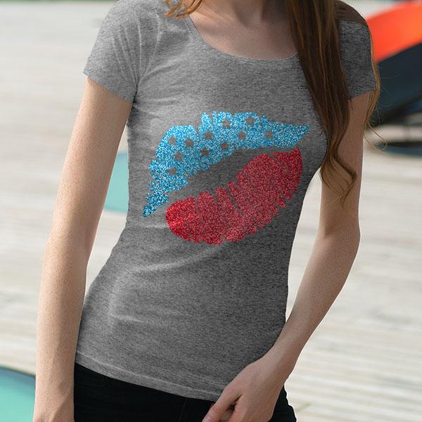 Stars and Stripes Lips | 4th of July SVG SVG So Fontsy Design Shop 