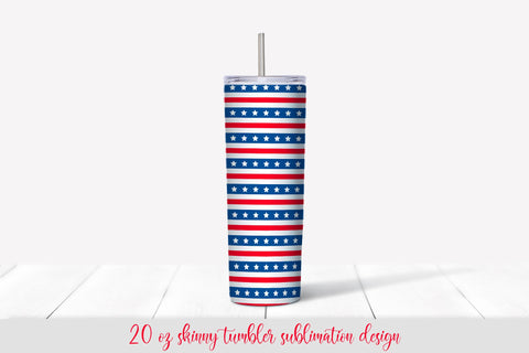 Stars and stripes Patriotic Tumbler Wrap Sublimation. Sublimation Vera Fedorova 