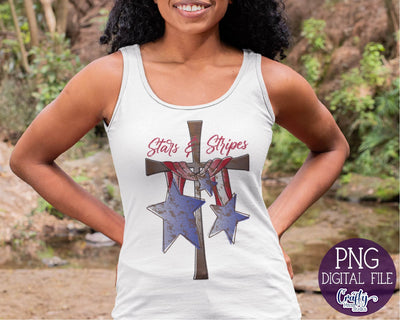 Stars And Stripes Png, Patriotic Sublimation Png SVG Crafty Mama Studios 