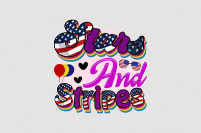 Stars and Stripes Sublimation SVGArt 