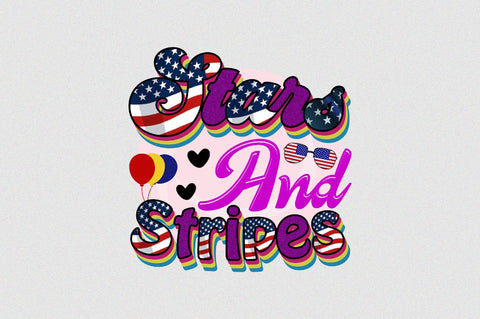 Stars and Stripes Sublimation SVGArt 