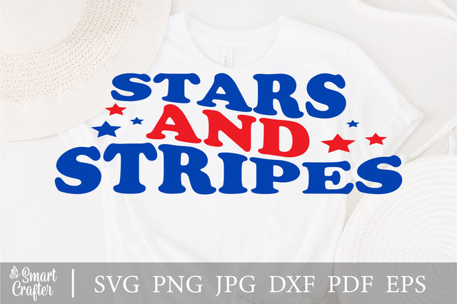 Stars and Stripes Svg 4th Of July Svg Independence Day Svg America Svg Cut Files Patriotic Svg USA Svg Png Instant Download SVG Fauz 