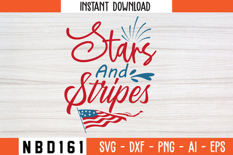 Stars and Stripes Svg Design SVG Nbd161 