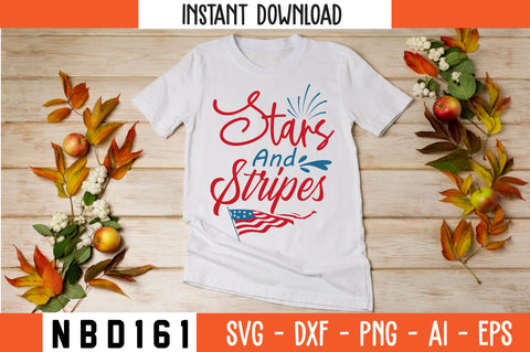 Stars and Stripes Svg Design SVG Nbd161 