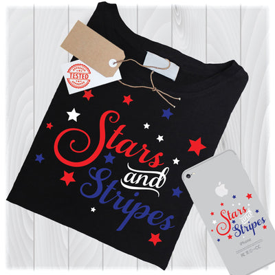 Stars and Stripes SVG File for Cricut Designs | 4th of July SVG Files SVG My Sew Cute Boutique 