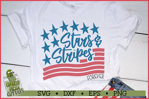 Stars and Stripes SVG File SVG Crunchy Pickle 