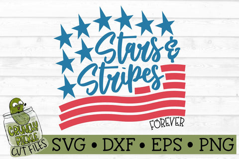 Stars and Stripes SVG File SVG Crunchy Pickle 