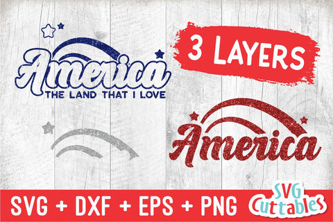 Stars And Stripes svg - Patriotic Cut File - 4th of July - Fourth of July - svg - dxf - eps - png - Silhouette - Cricut - Digital File SVG Svg Cuttables 