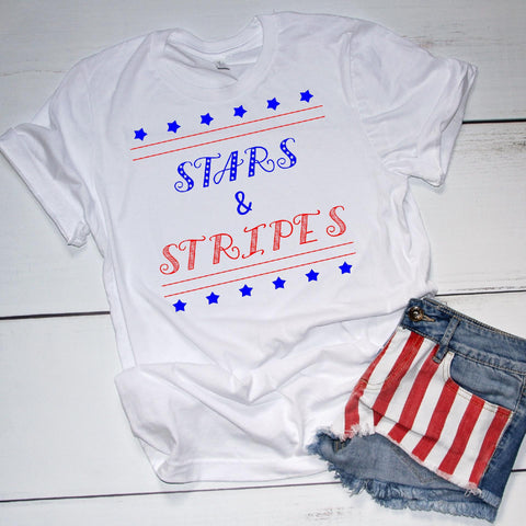Stars and Stripes SVG - Patriotic SVG File SVG Stacy's Digital Designs 