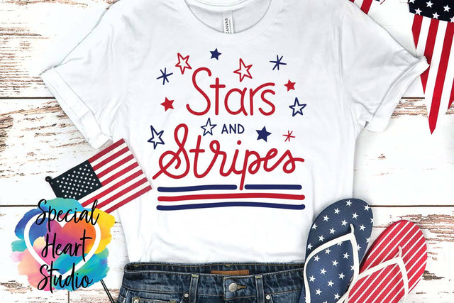Stars and Stripes SVG Special Heart Studio 