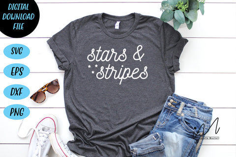 Stars and strips svg, USA t shirt svg, 4th July t shirt svg SVG Isabella Machell 